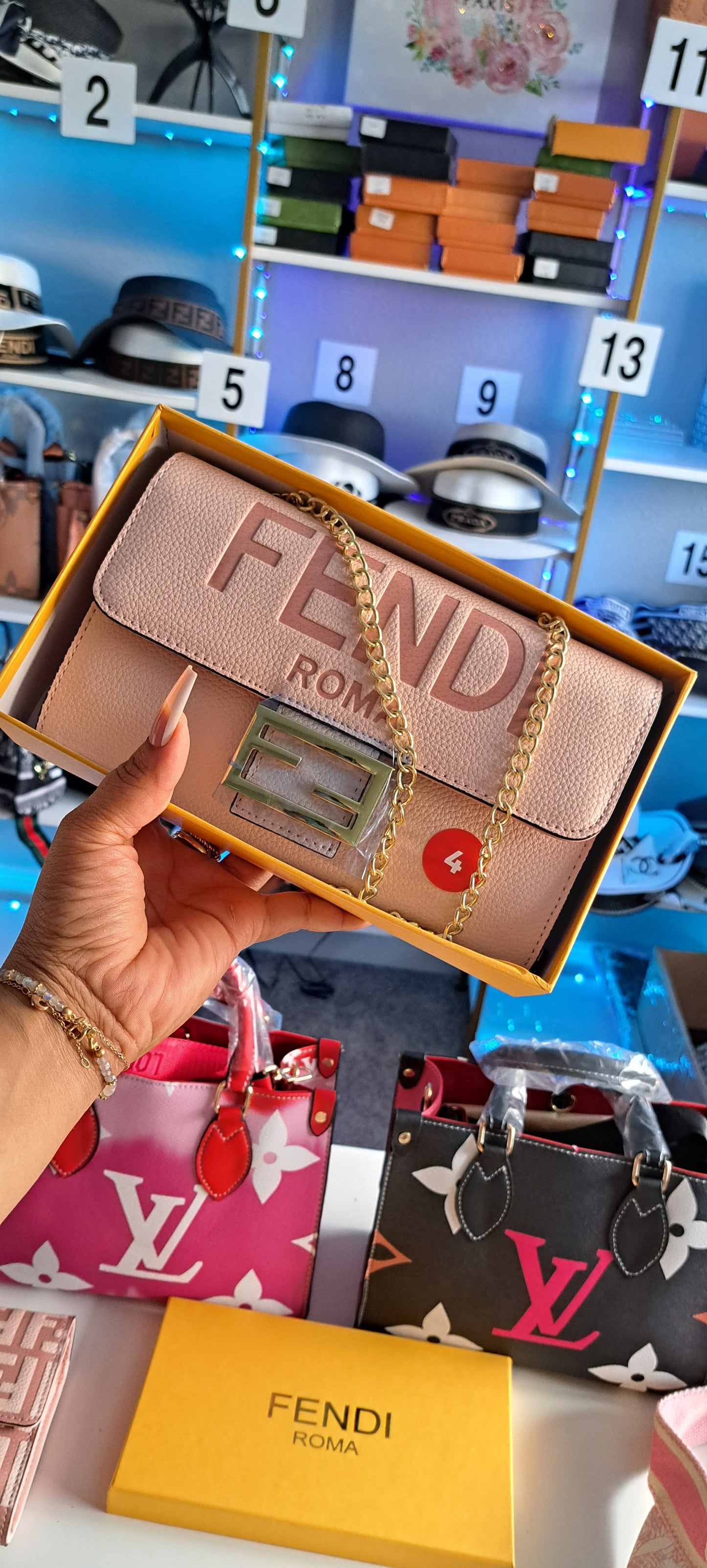 FENDI PINK CROSS - SALE