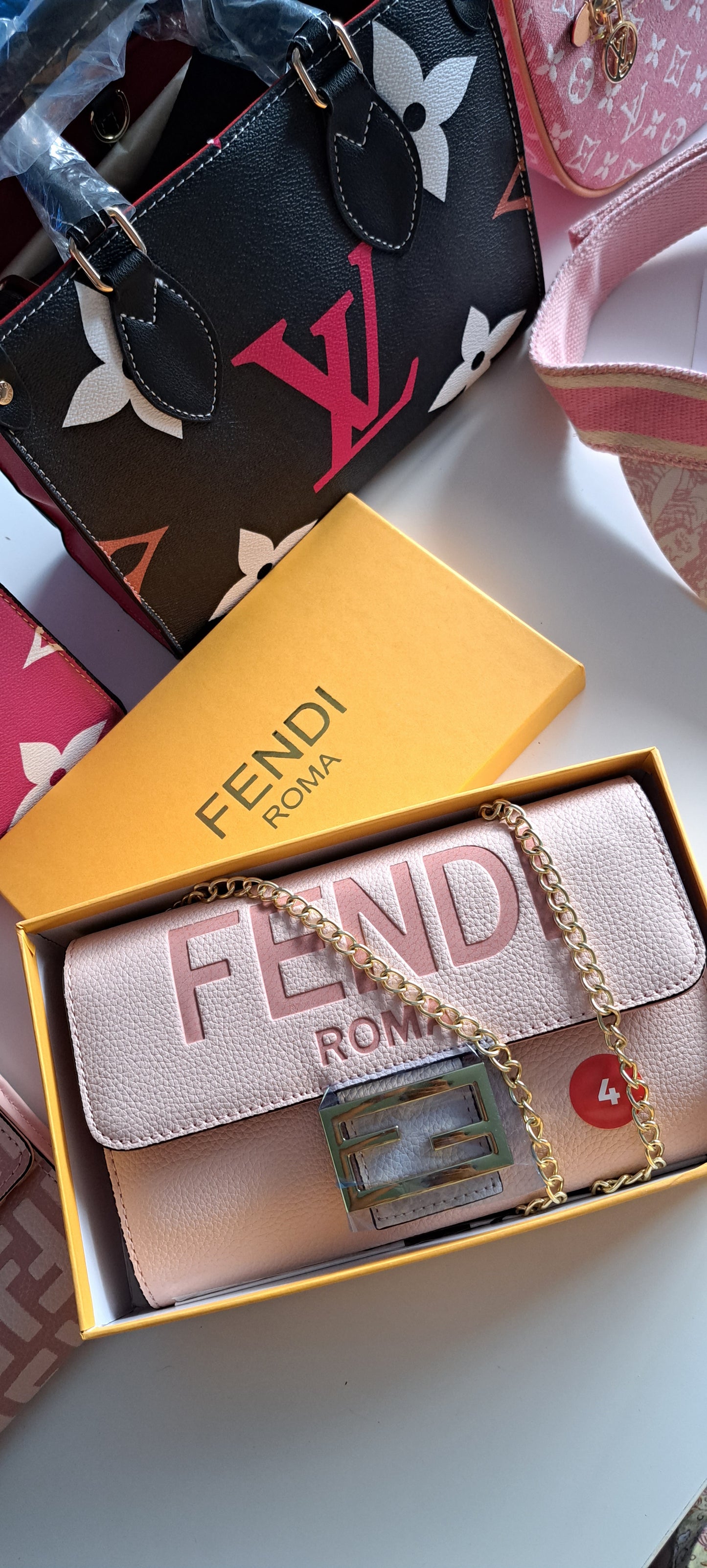 FENDI PINK CROSS - SALE