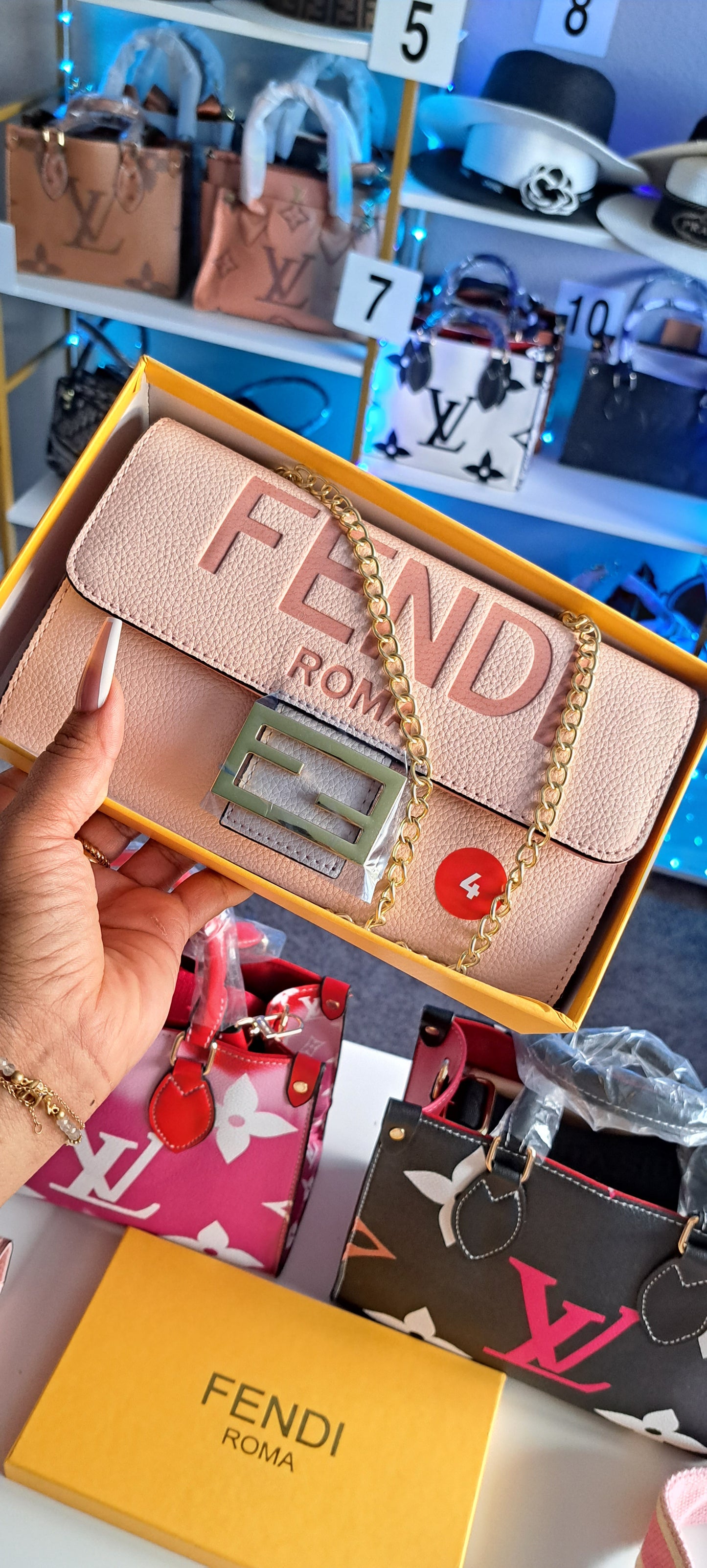 FENDI PINK CROSS - SALE