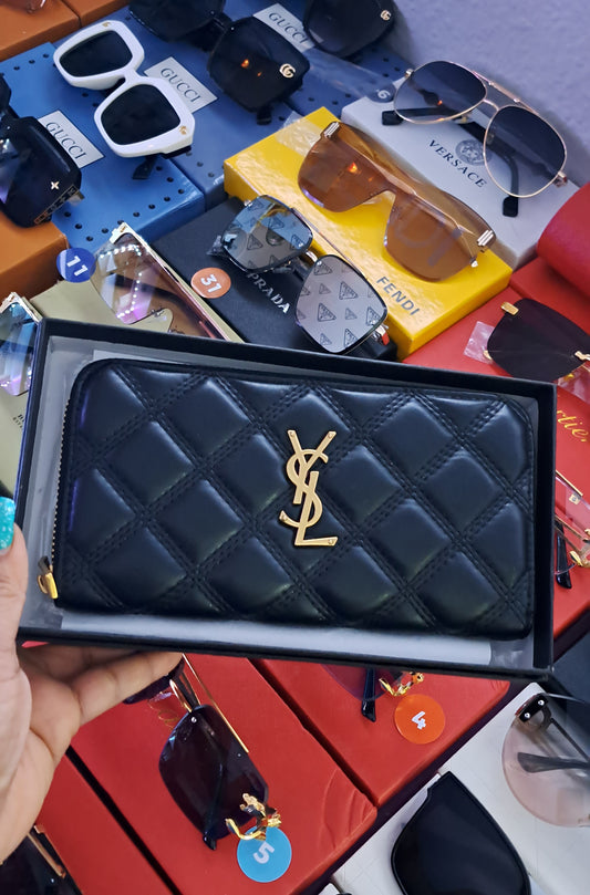 YSL BLACK WALLET