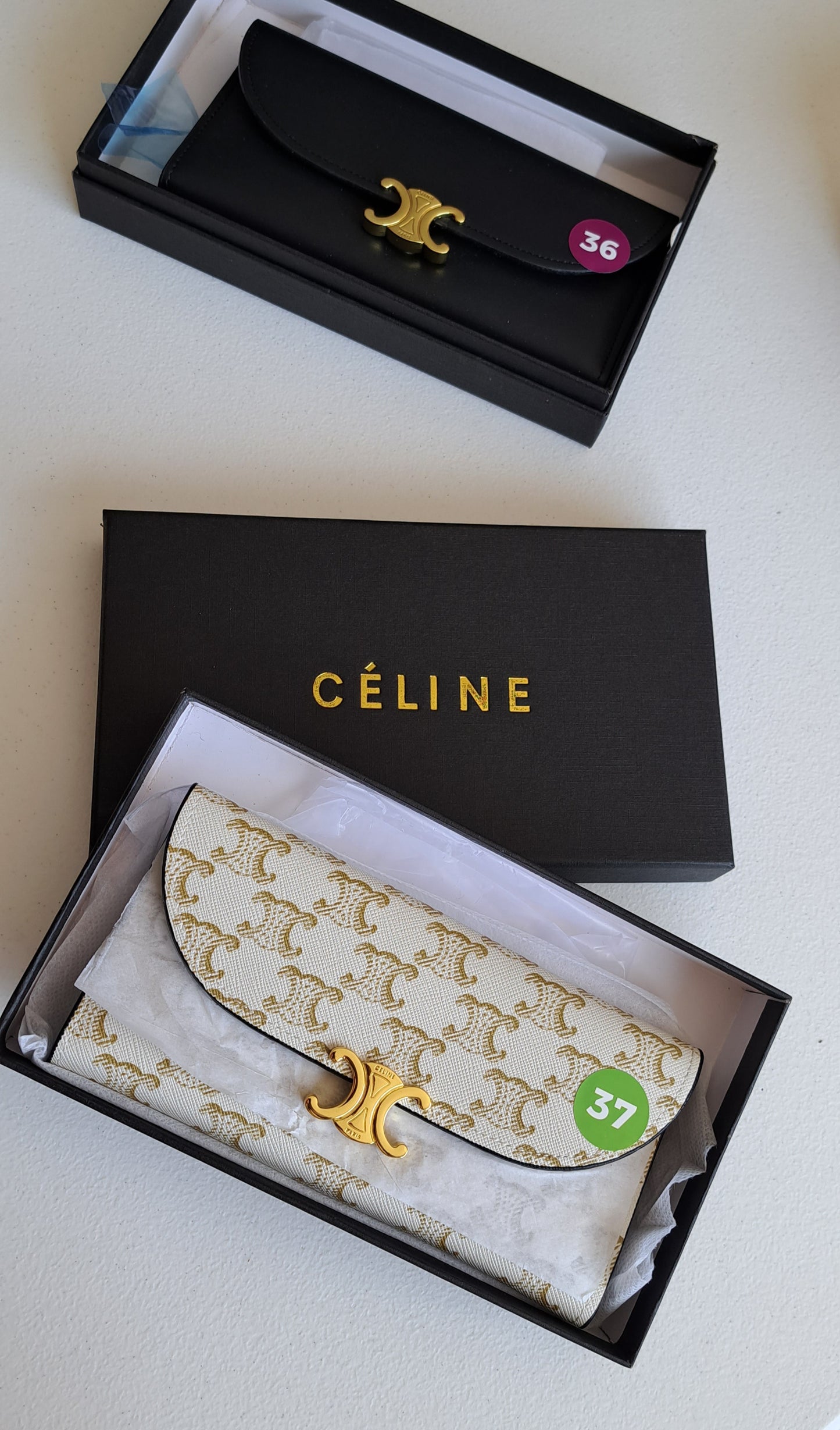 CELINE WHITE & GOLD