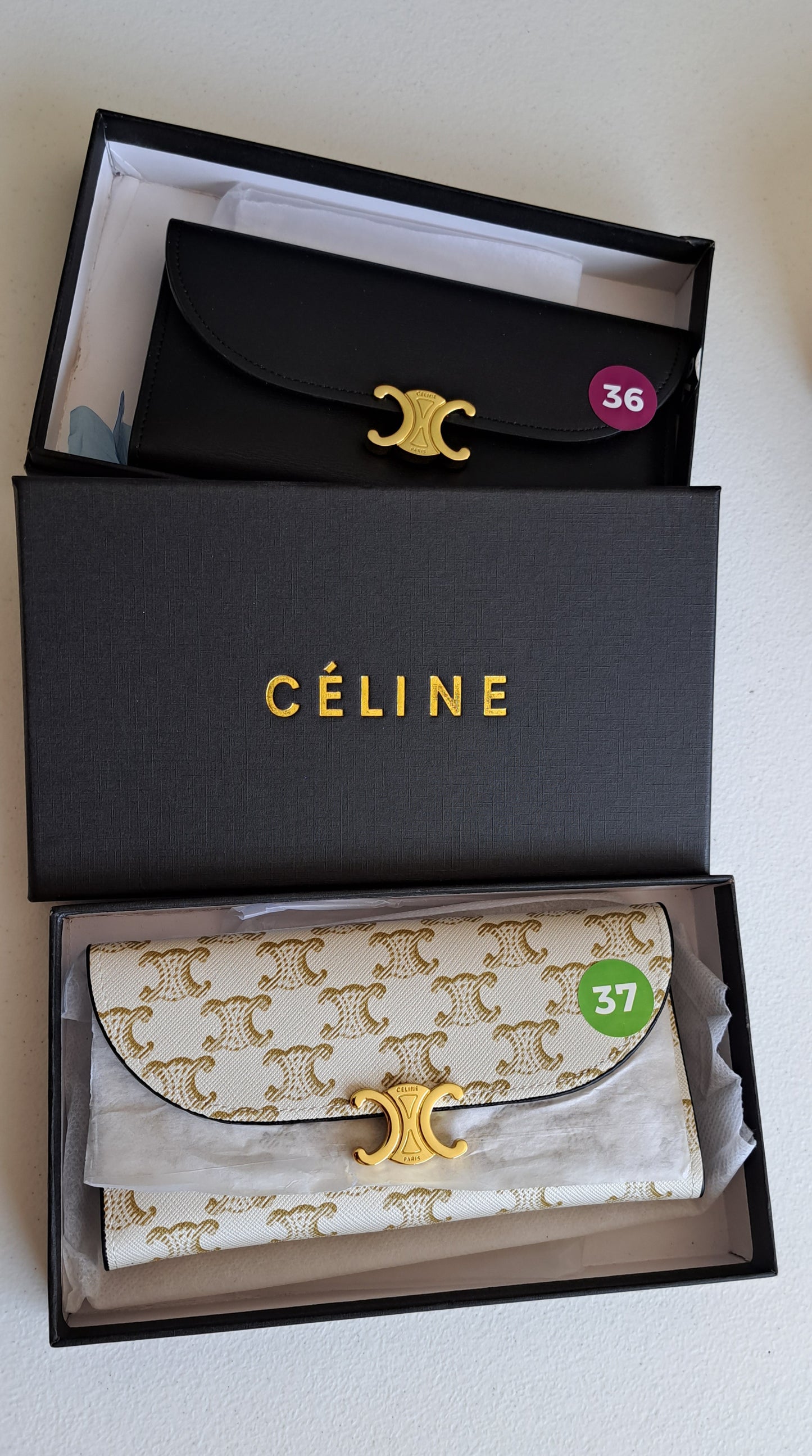 CELINE WHITE & GOLD