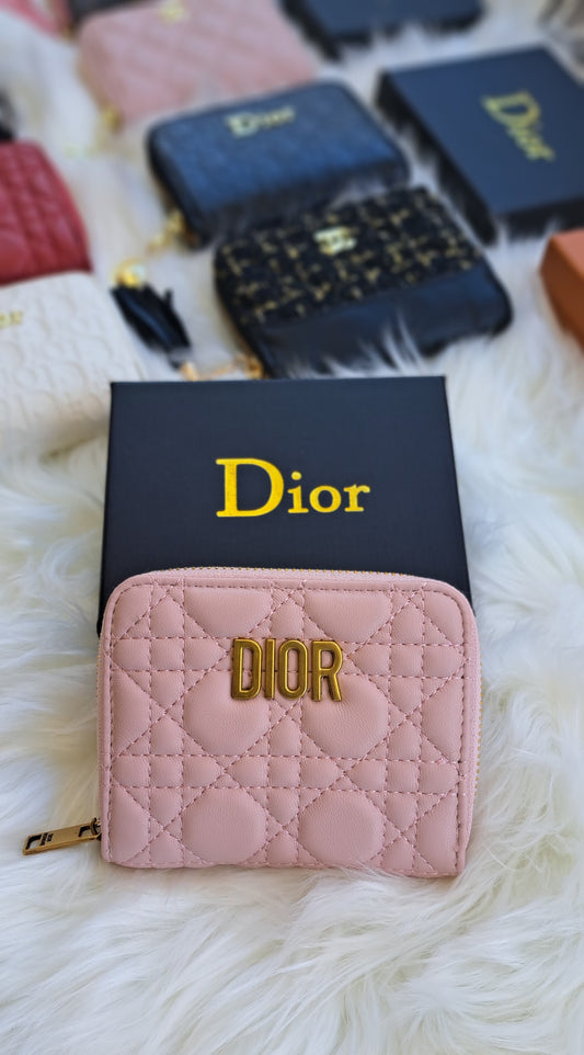 Luxury Wallet _ Dior Pink