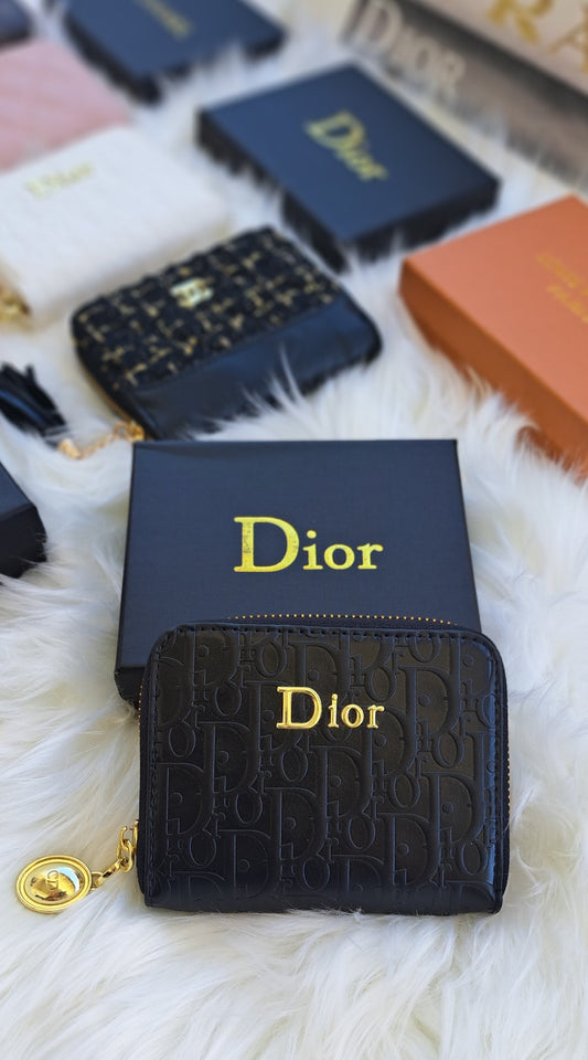 Luxury Mini Wallet _ DIOR Black