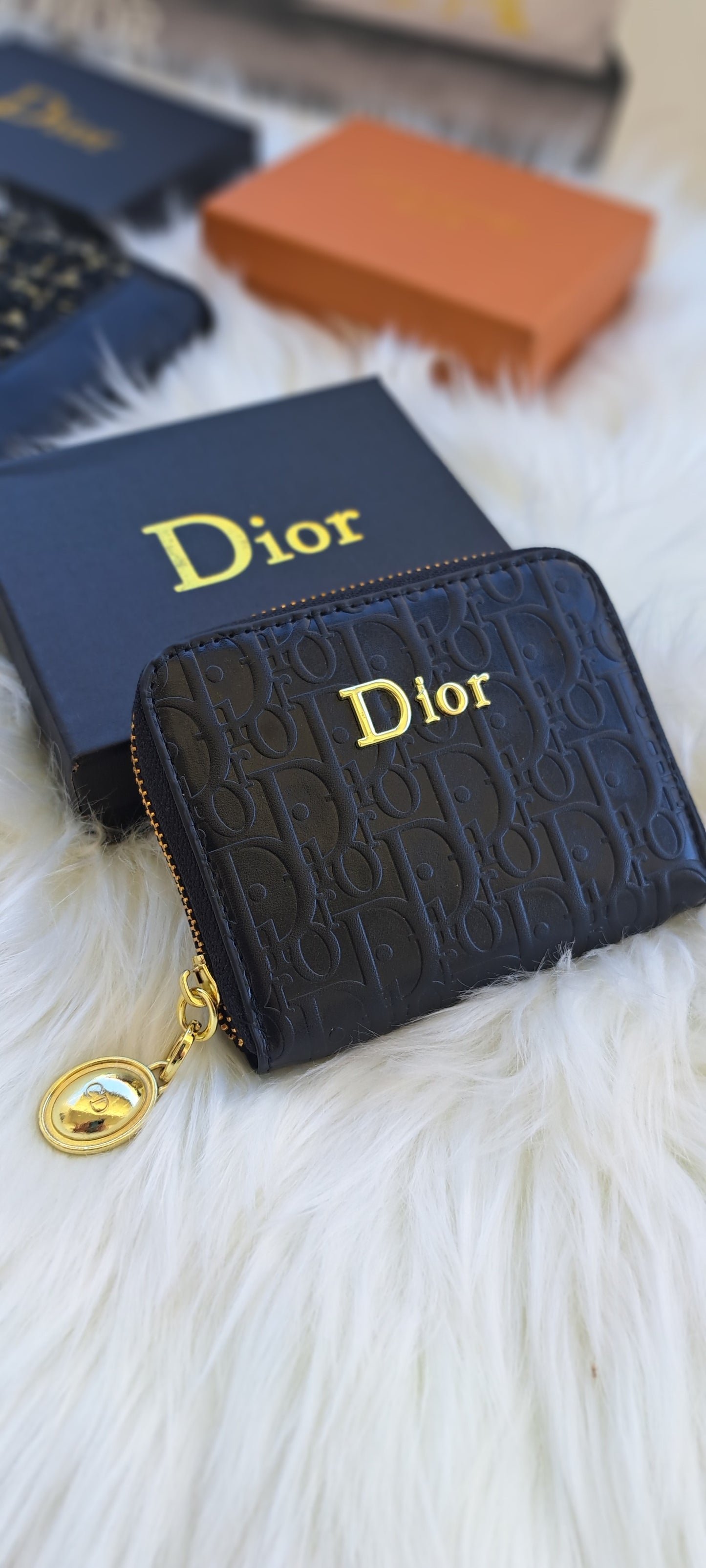 Luxury Mini Wallet _ DIOR Black