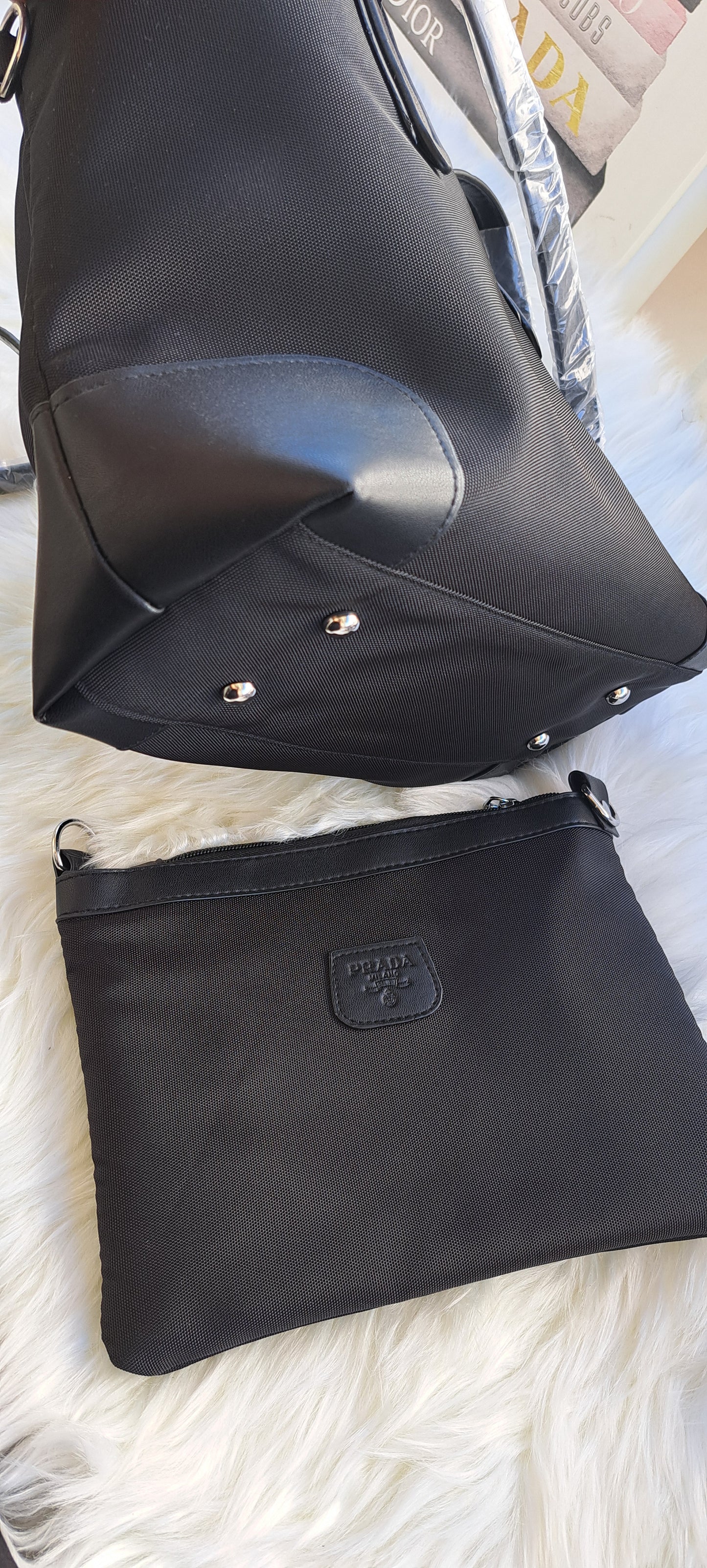 PRADA Neverfull + Interior Pouch - See Pics