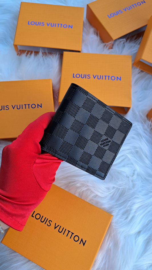 Men Wallets LV + Gift Box  Model#5