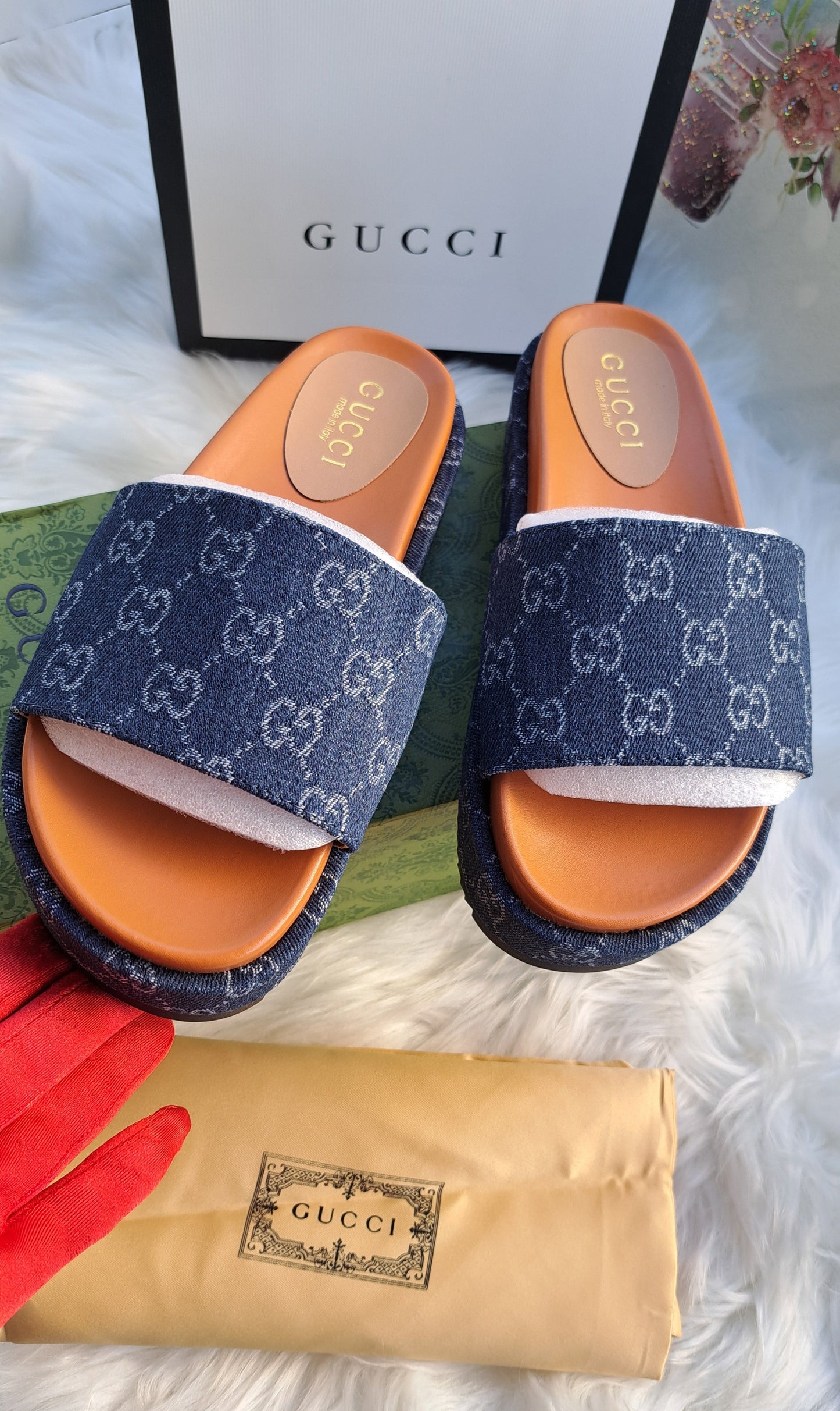 GG Canvas Platform - DENIM