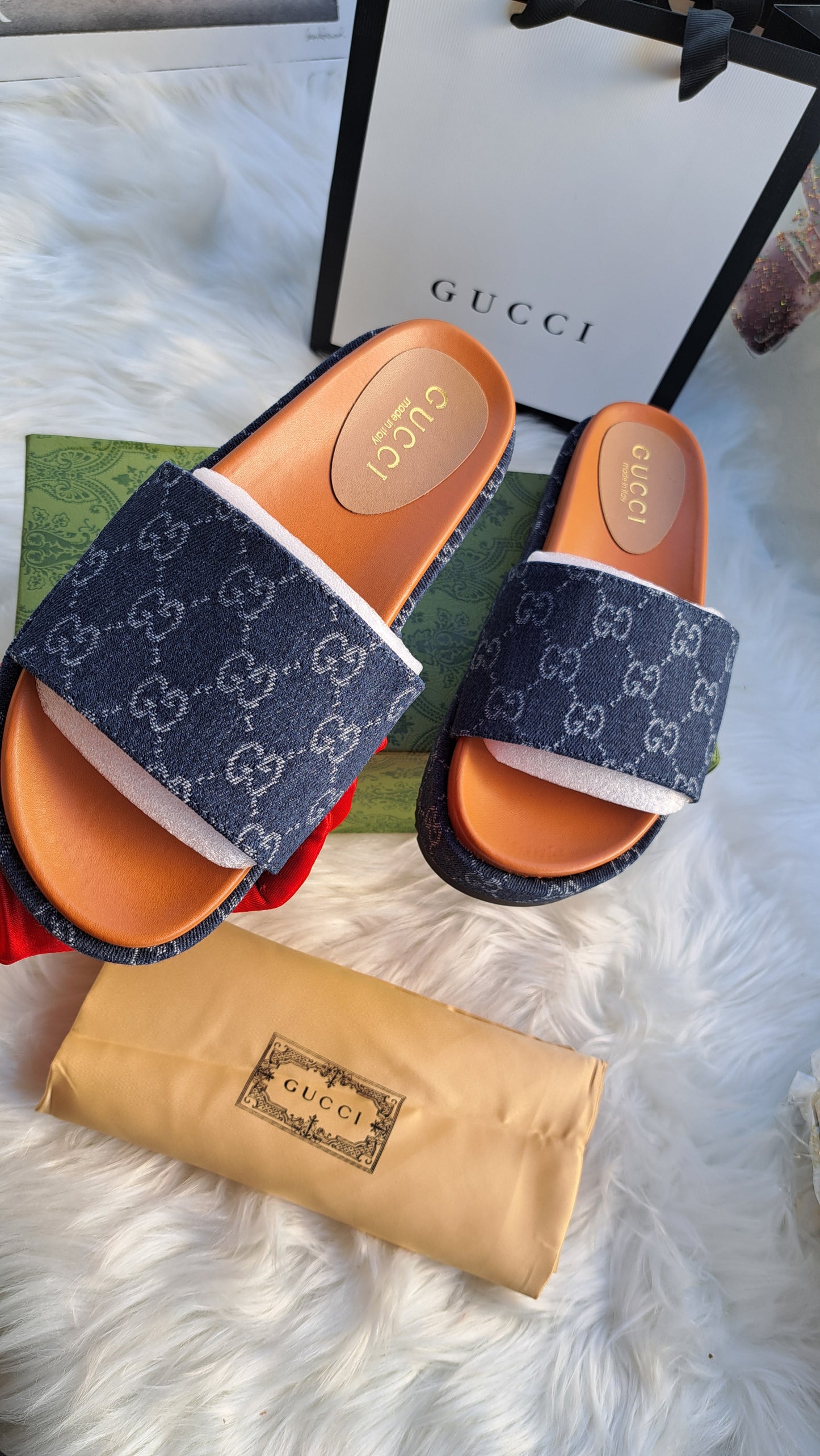 GG Canvas Platform - DENIM