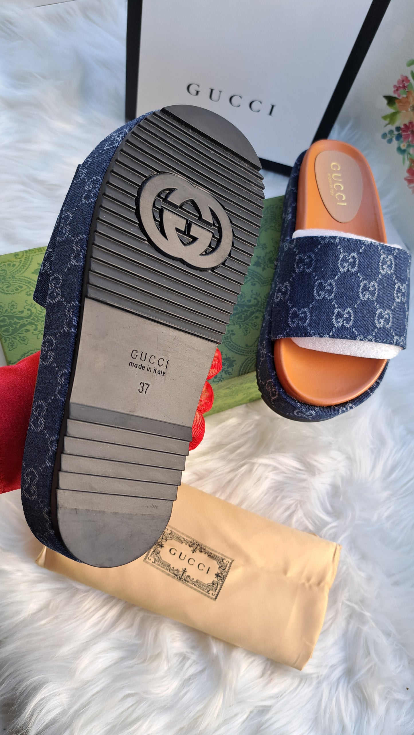 GG Canvas Platform - DENIM