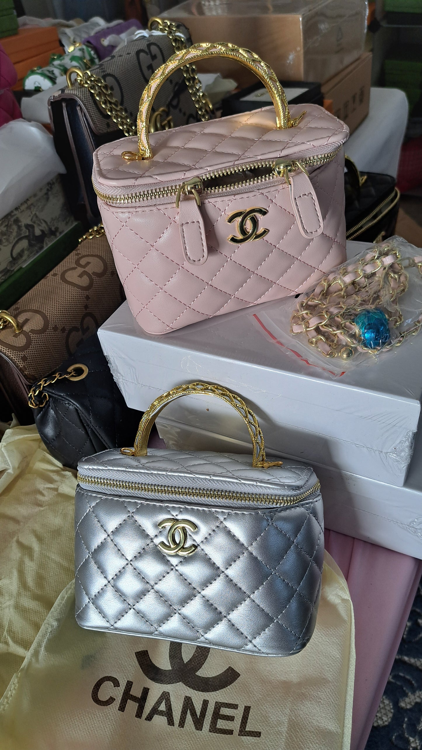 CHANEL Mini Vanity- 3 Colors Available