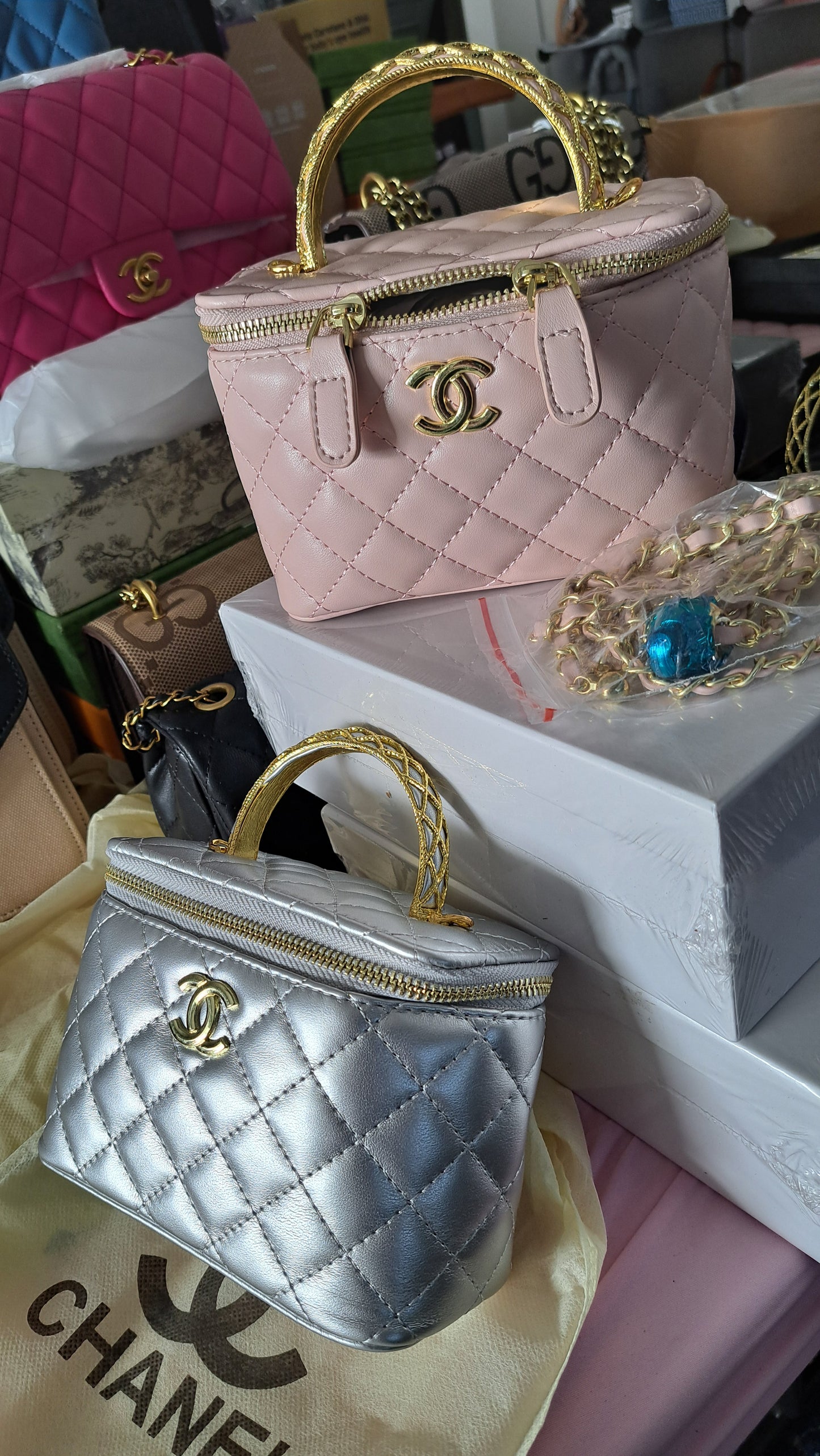 CHANEL Mini Vanity- 3 Colors Available