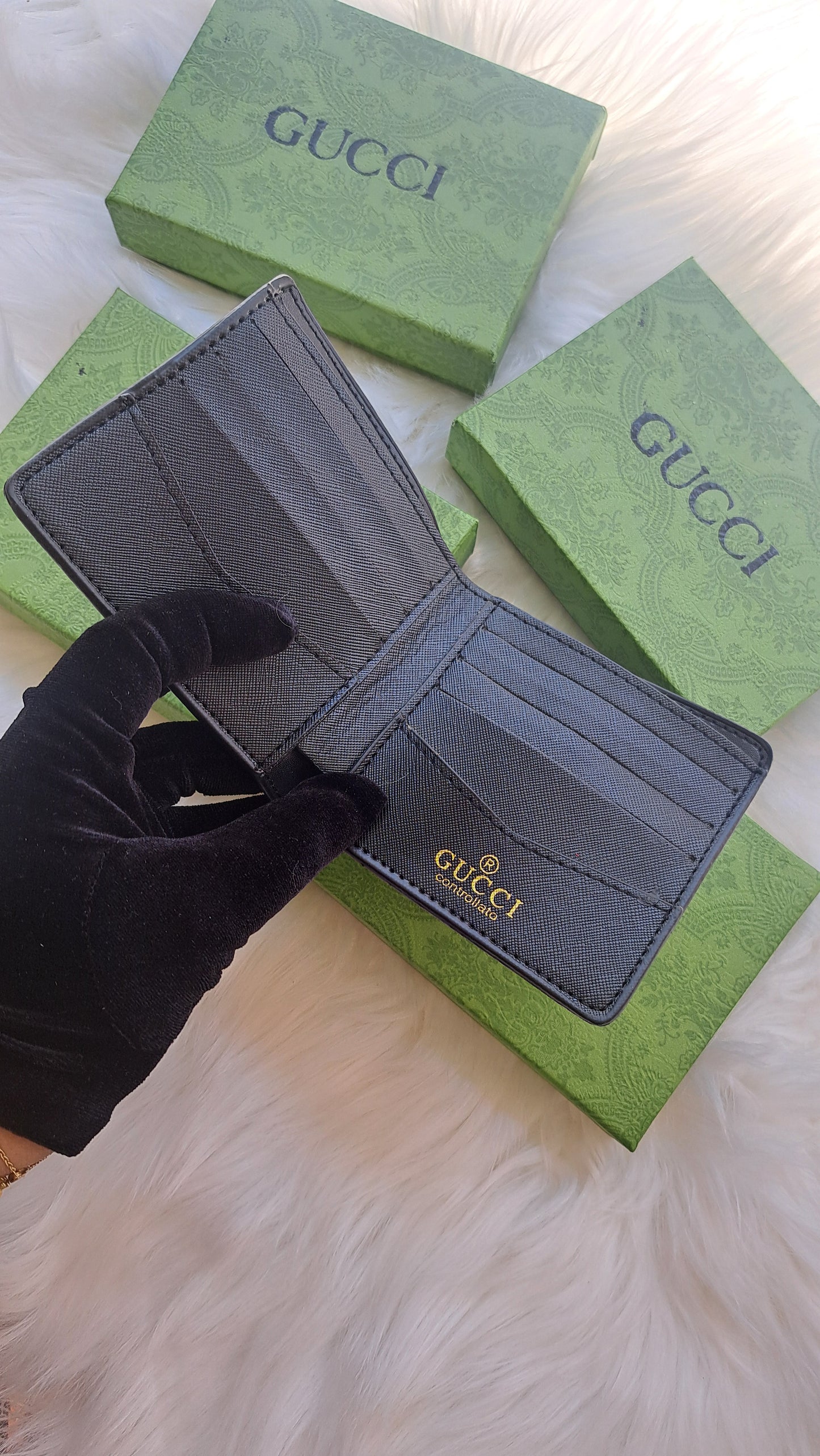 Men Wallets GG + Gift Box