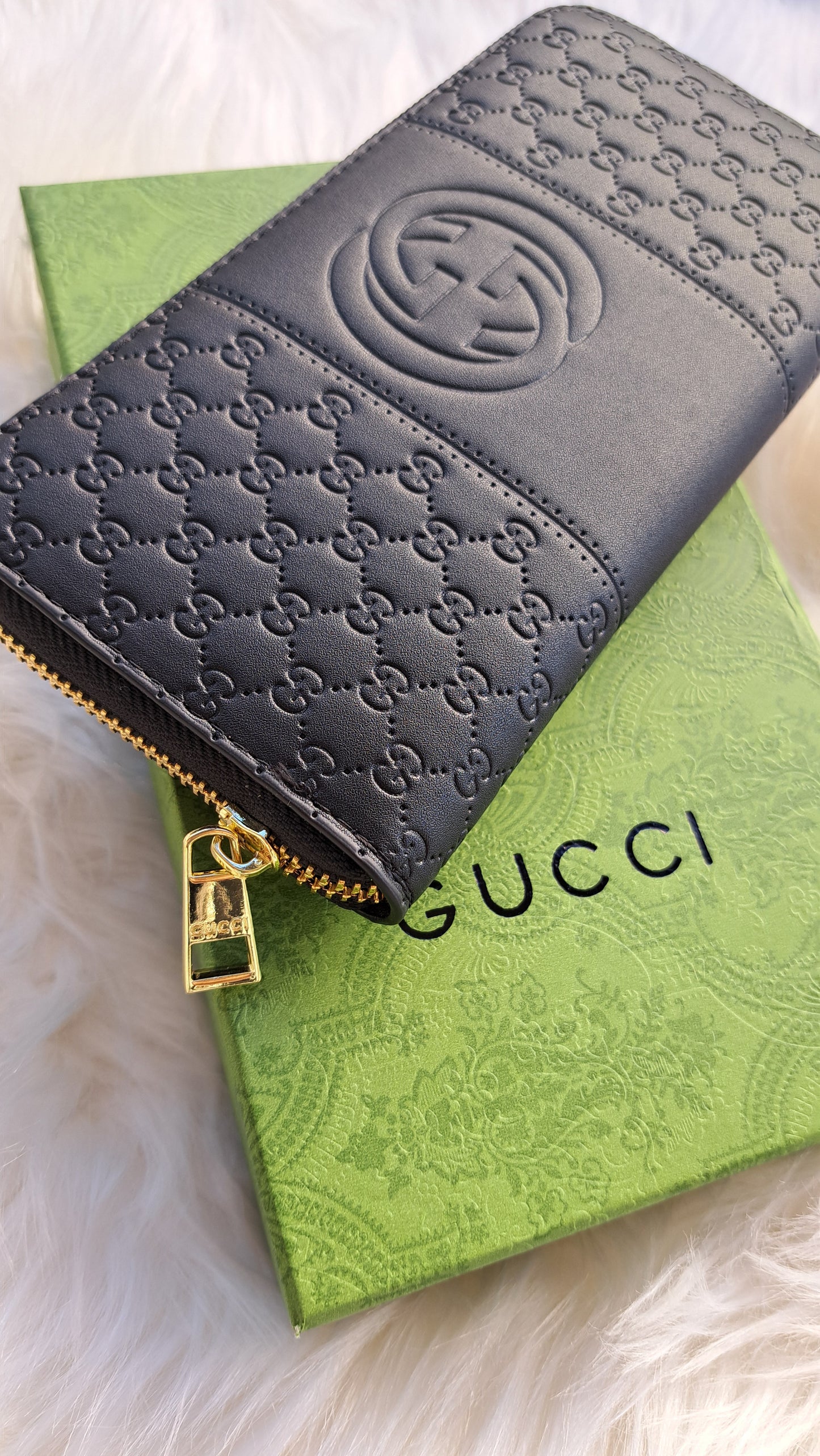 GG Wallet Embossed - Double GG