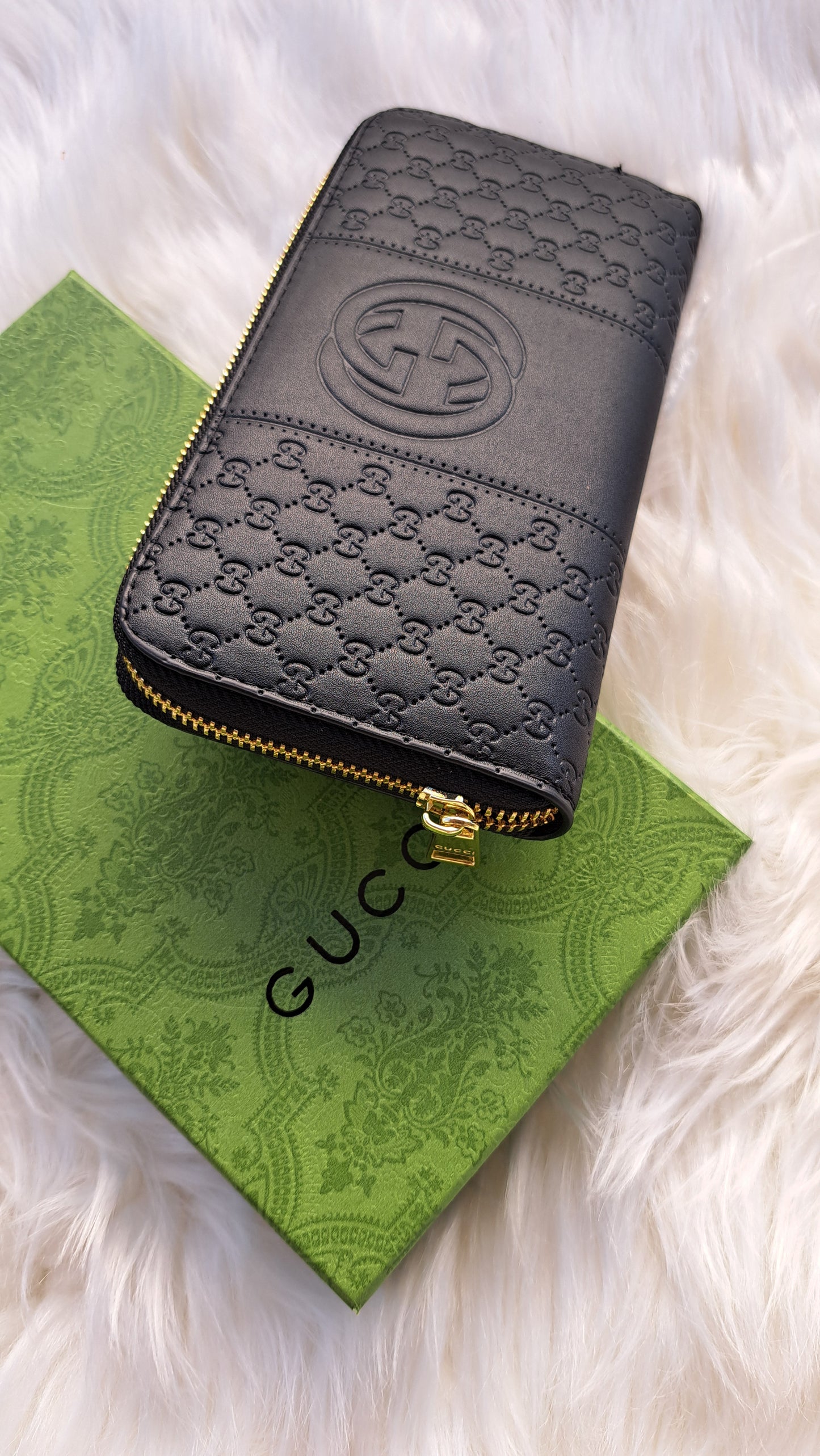 GG Wallet Embossed - Double GG