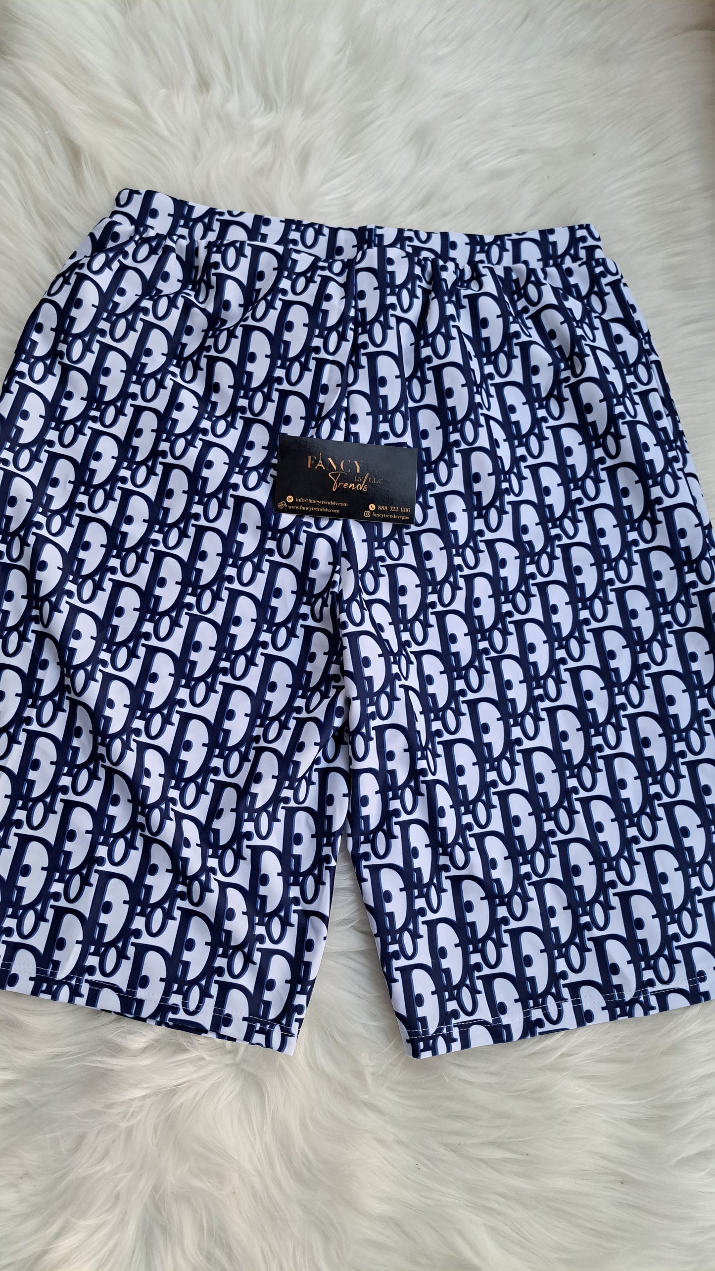 MEN DIOR Print Shorts