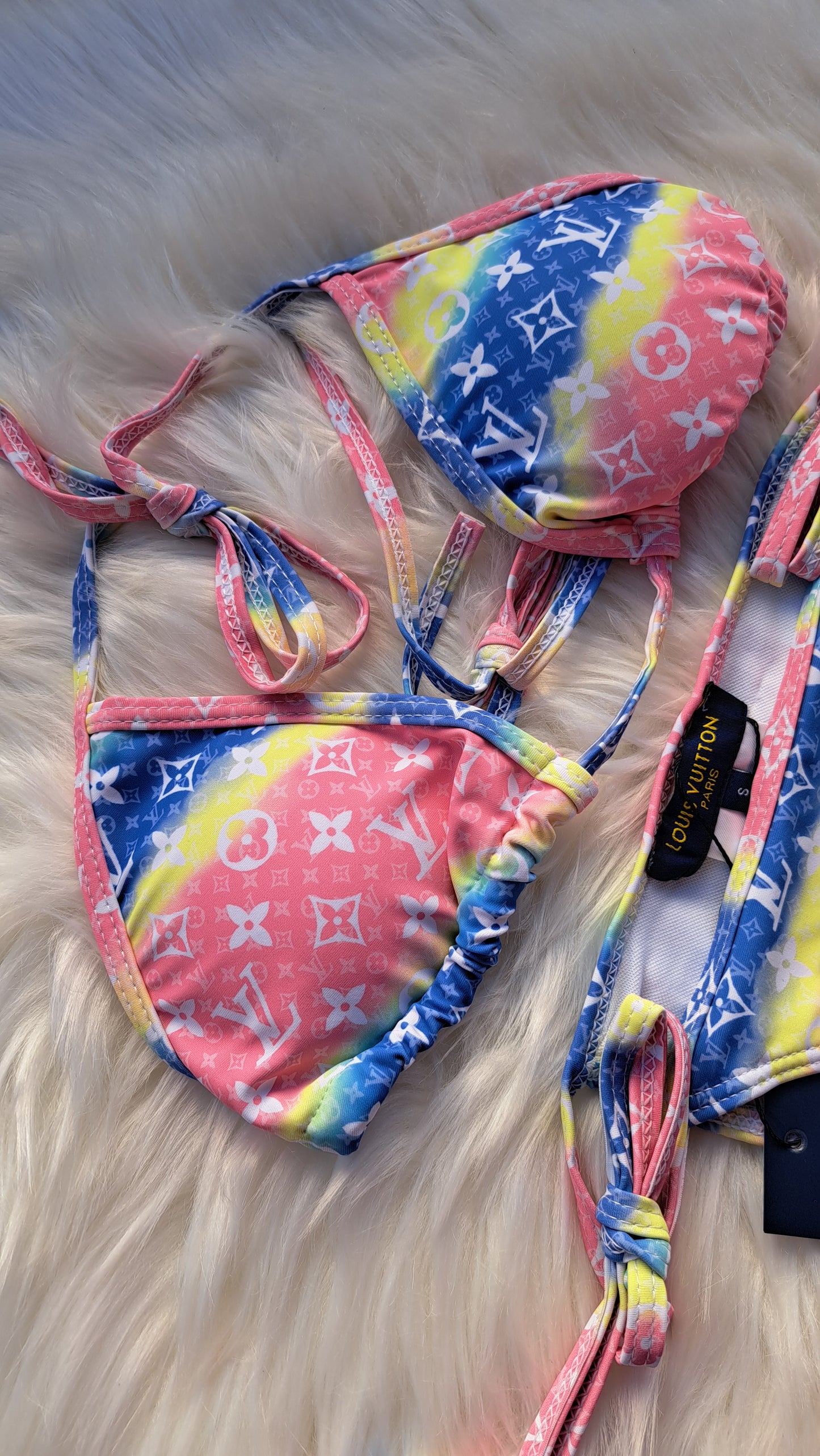 LV BIKINI Print - Pink