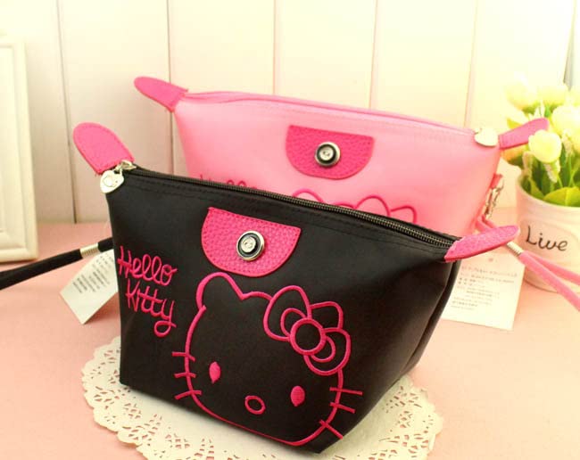 Hello Kitty Cosmetic Bag - 3 Colors Available