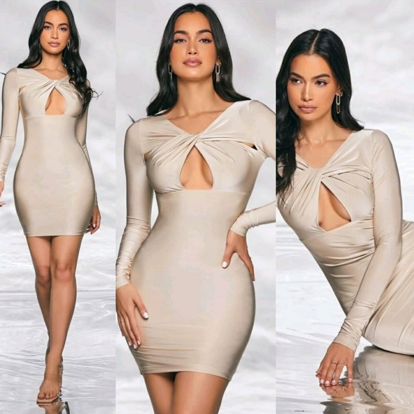 Satin Bodycon Dress