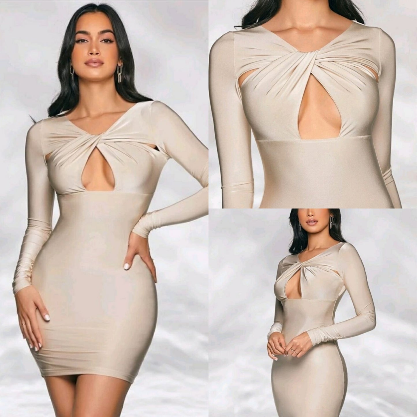 Satin Bodycon Dress