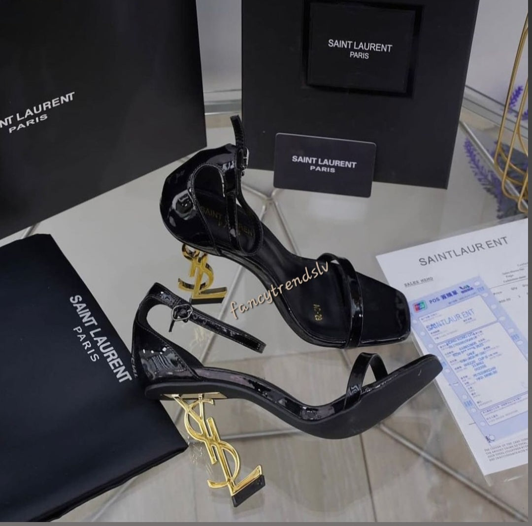 YSL OPYUM BLACK / GOLD LOGO