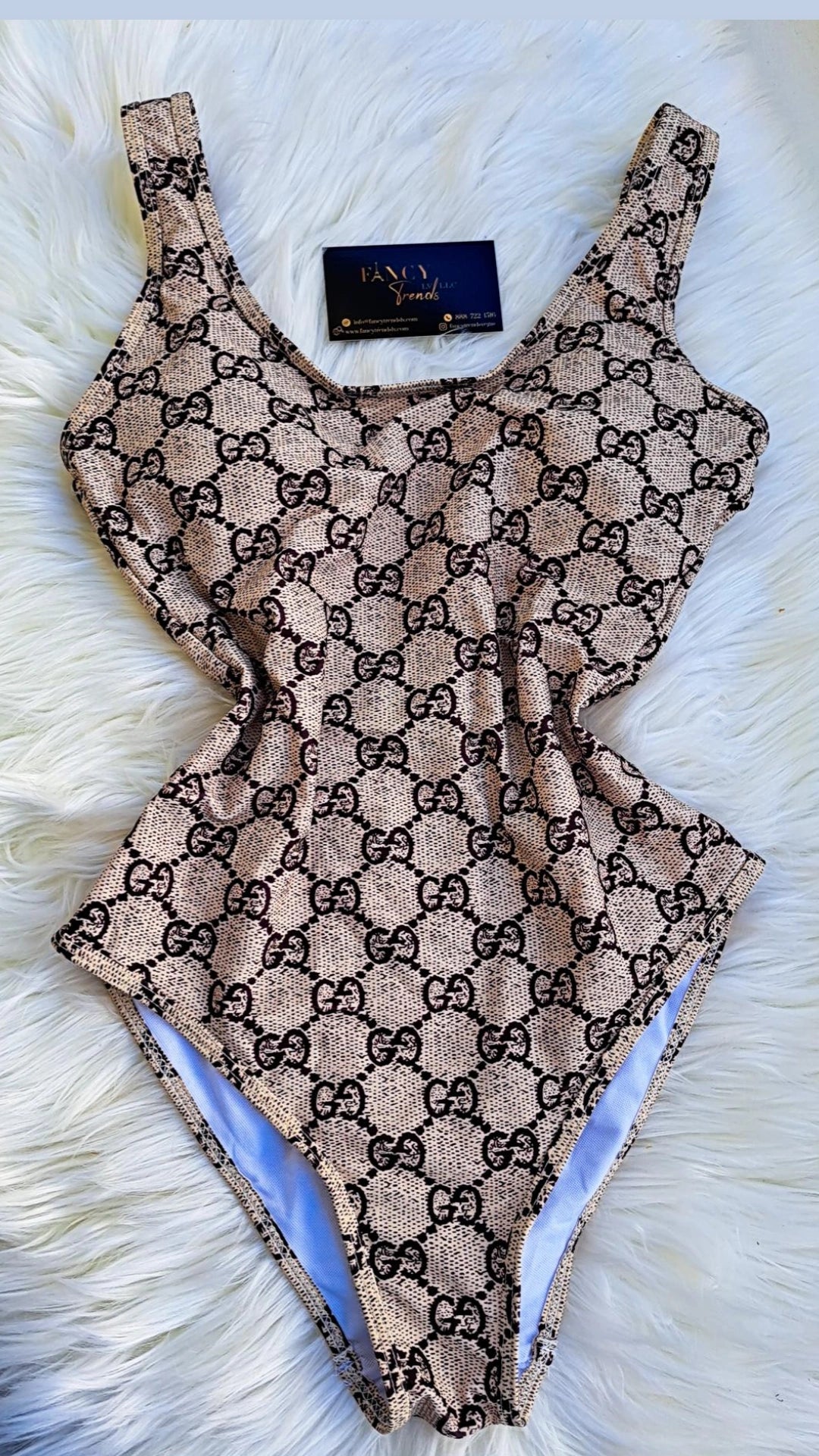 GG PRINT SWIMSUIT