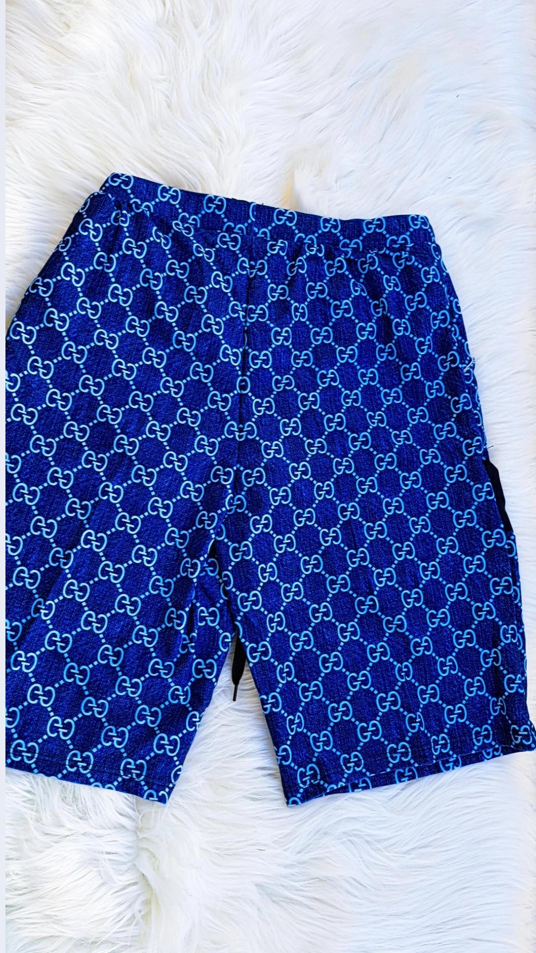 MEN GG Print Shorts