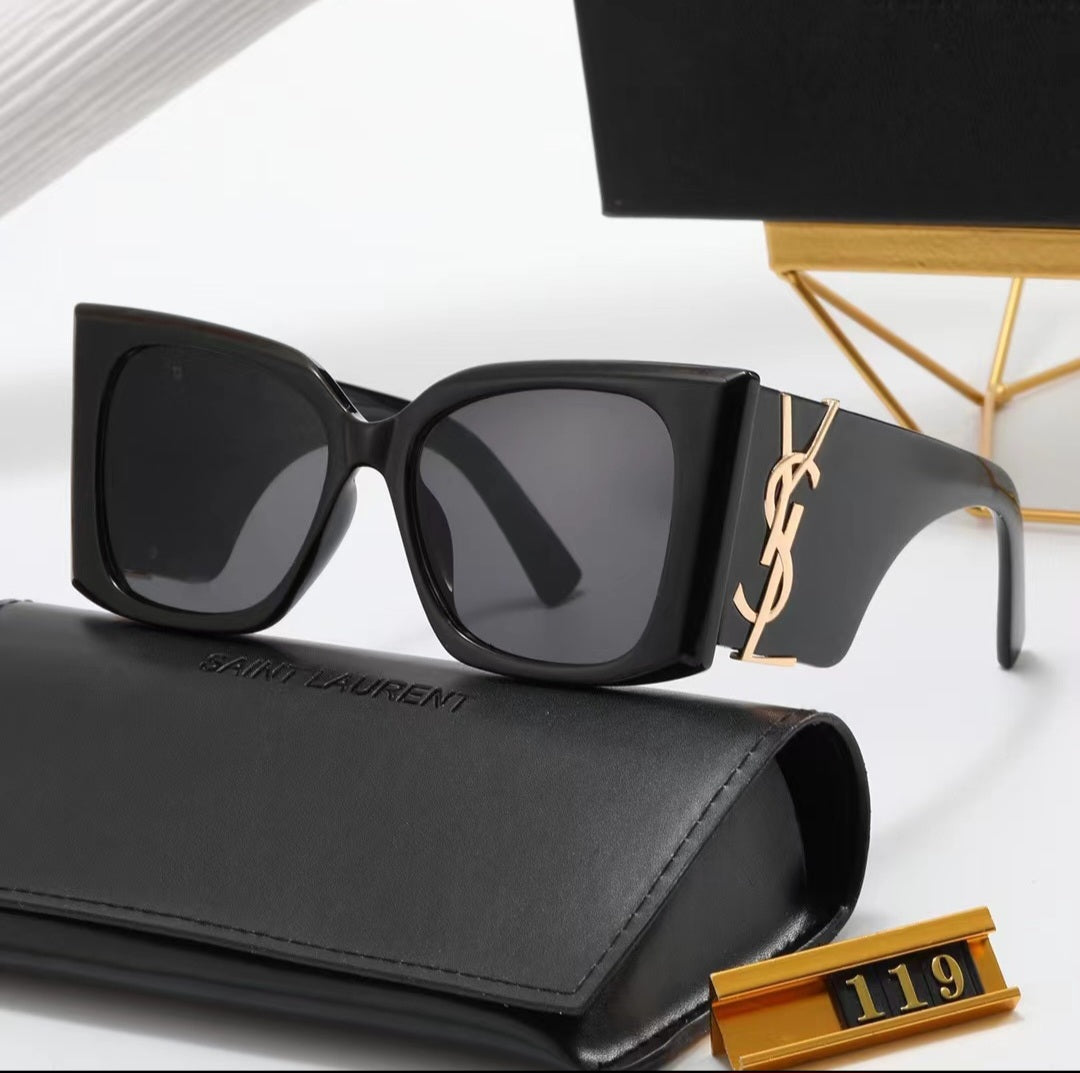 YSL SUNGLASSE GOLD LOGO