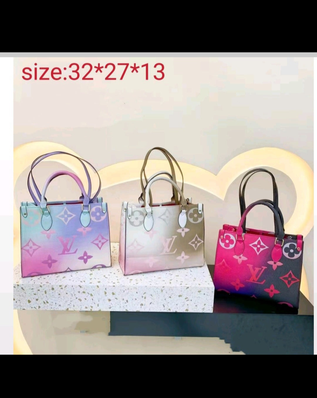 LV TOTE - PINK MULTI