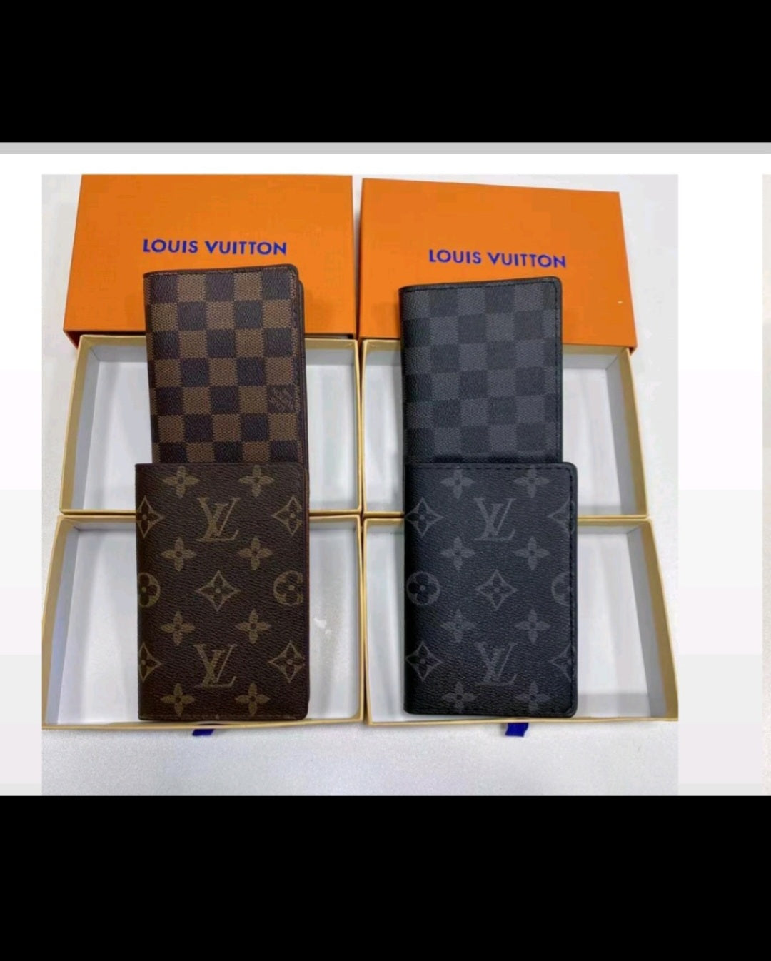 LV PASSEPORT HOLDER + BOX