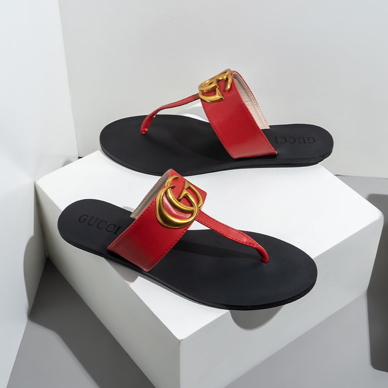 GG Sandals - Red