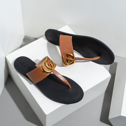 GG Sandals - Kamel