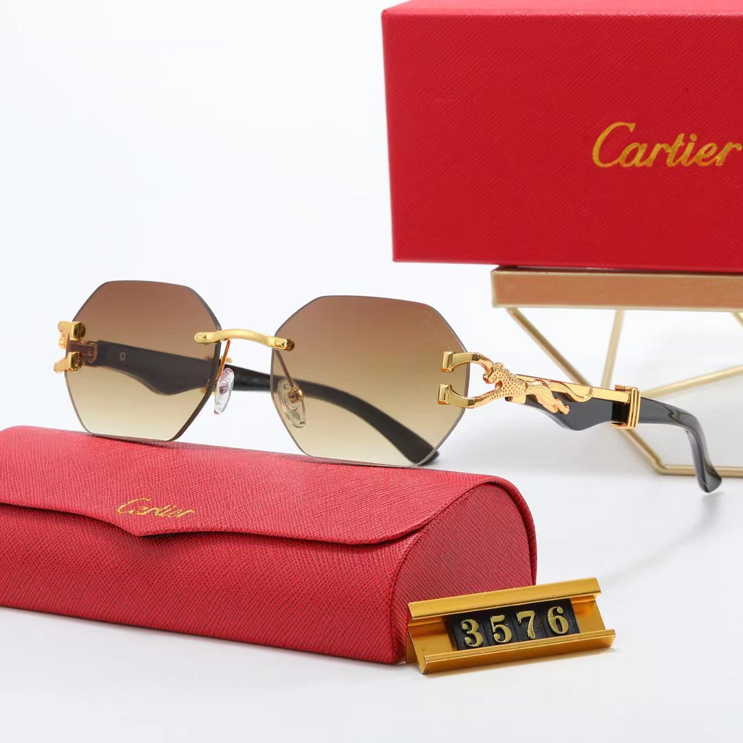 CARTIER SUNGLASSE MARRON #3576