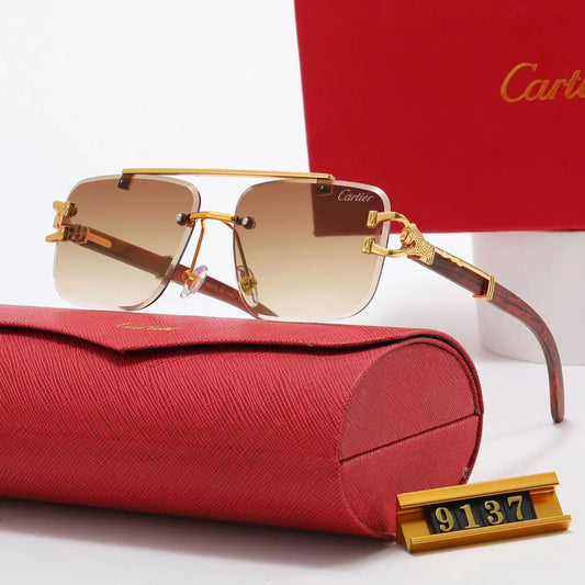 CARTIER SUNGLASSE BROWN #9137