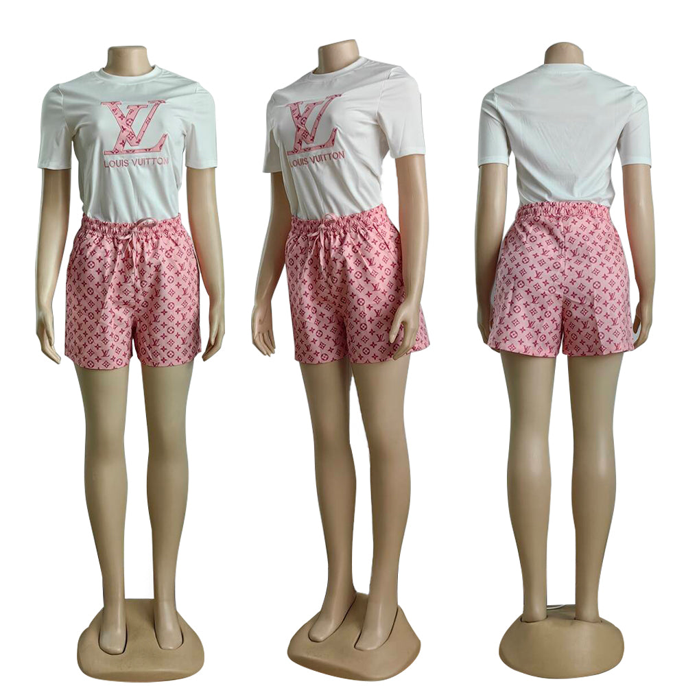 INSPIRED 2PC Short Set - PINK LV