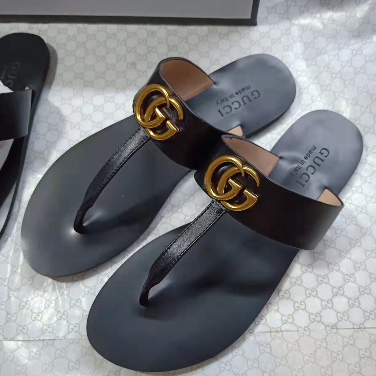 GG Sandals - Black