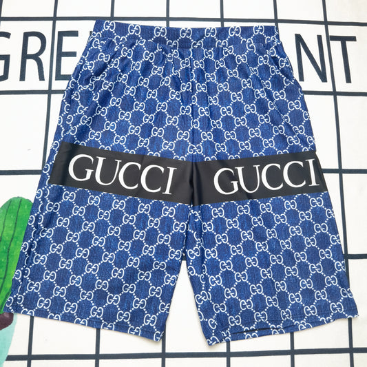 MEN GG Print Shorts