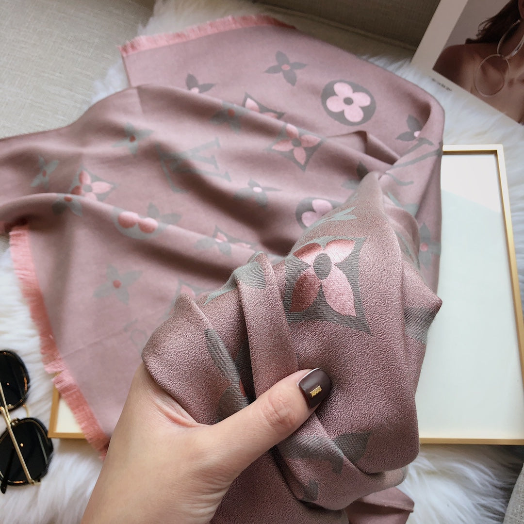 LV Luxury Scarf + Gift Box