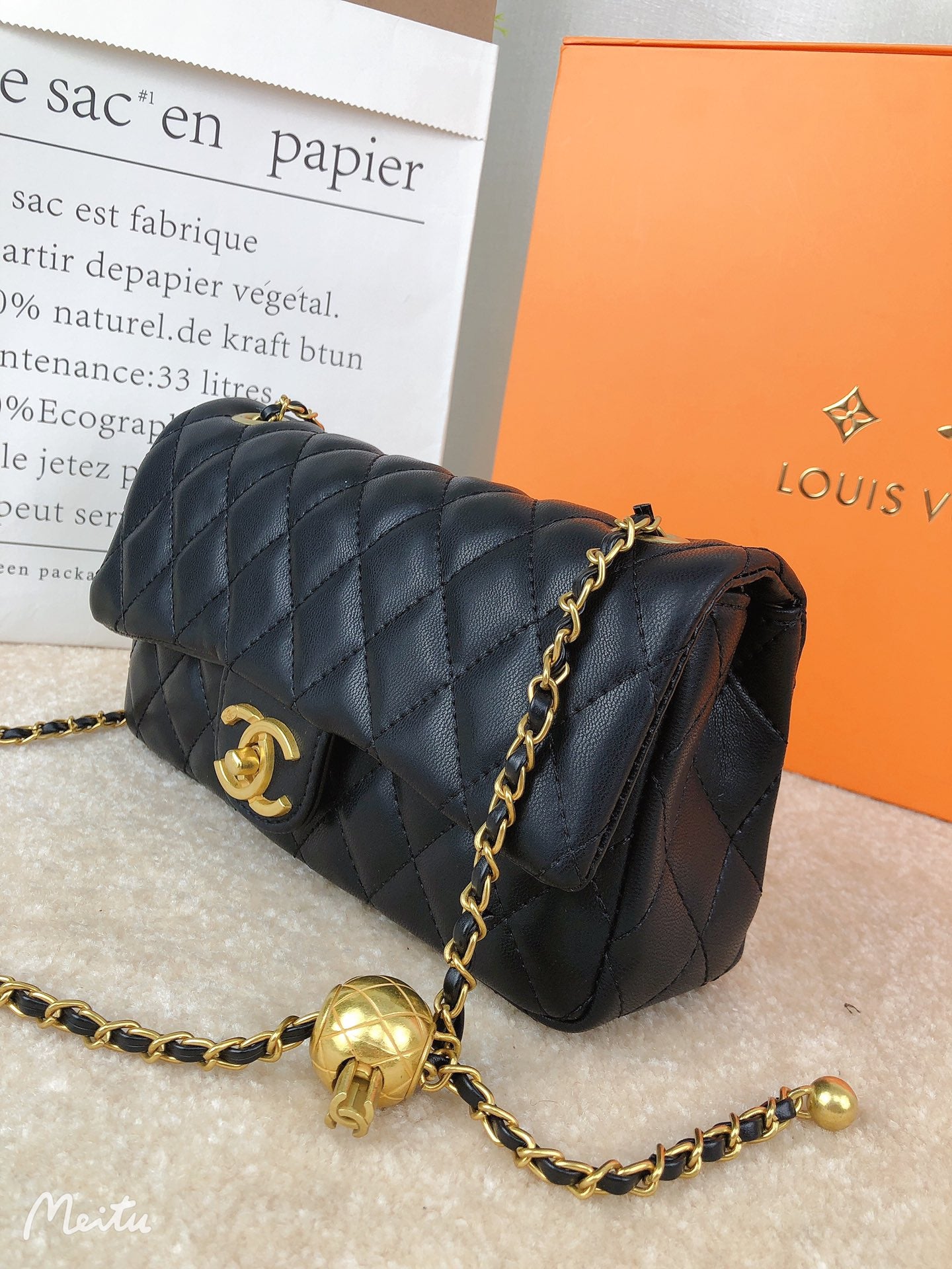 CHANEL PEARL CRUSH - Mini Rectangle Flap