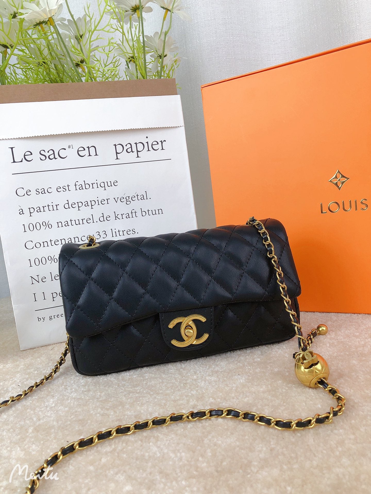 CHANEL PEARL CRUSH - Mini Rectangle Flap