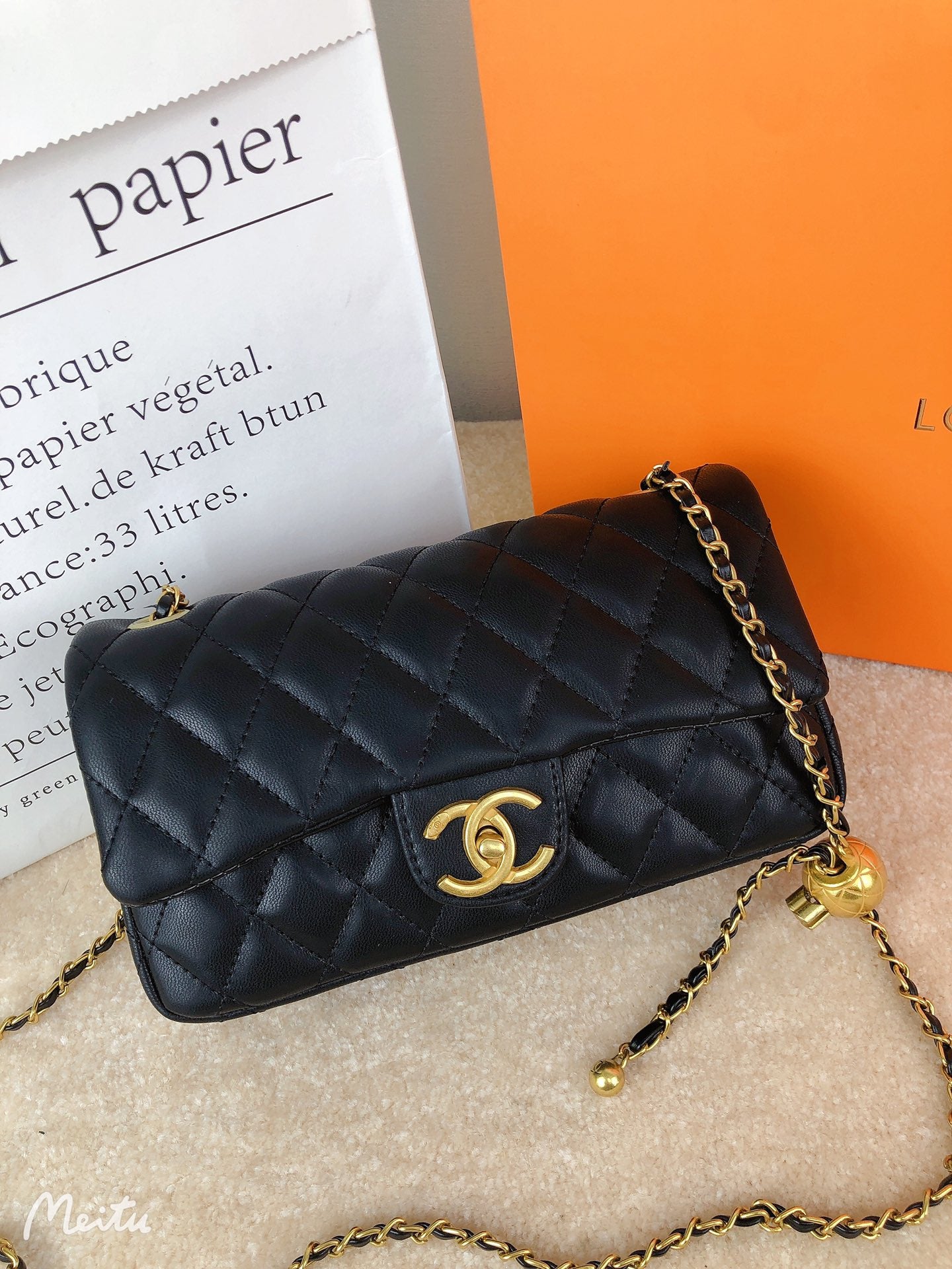 CHANEL PEARL CRUSH - Mini Rectangle Flap