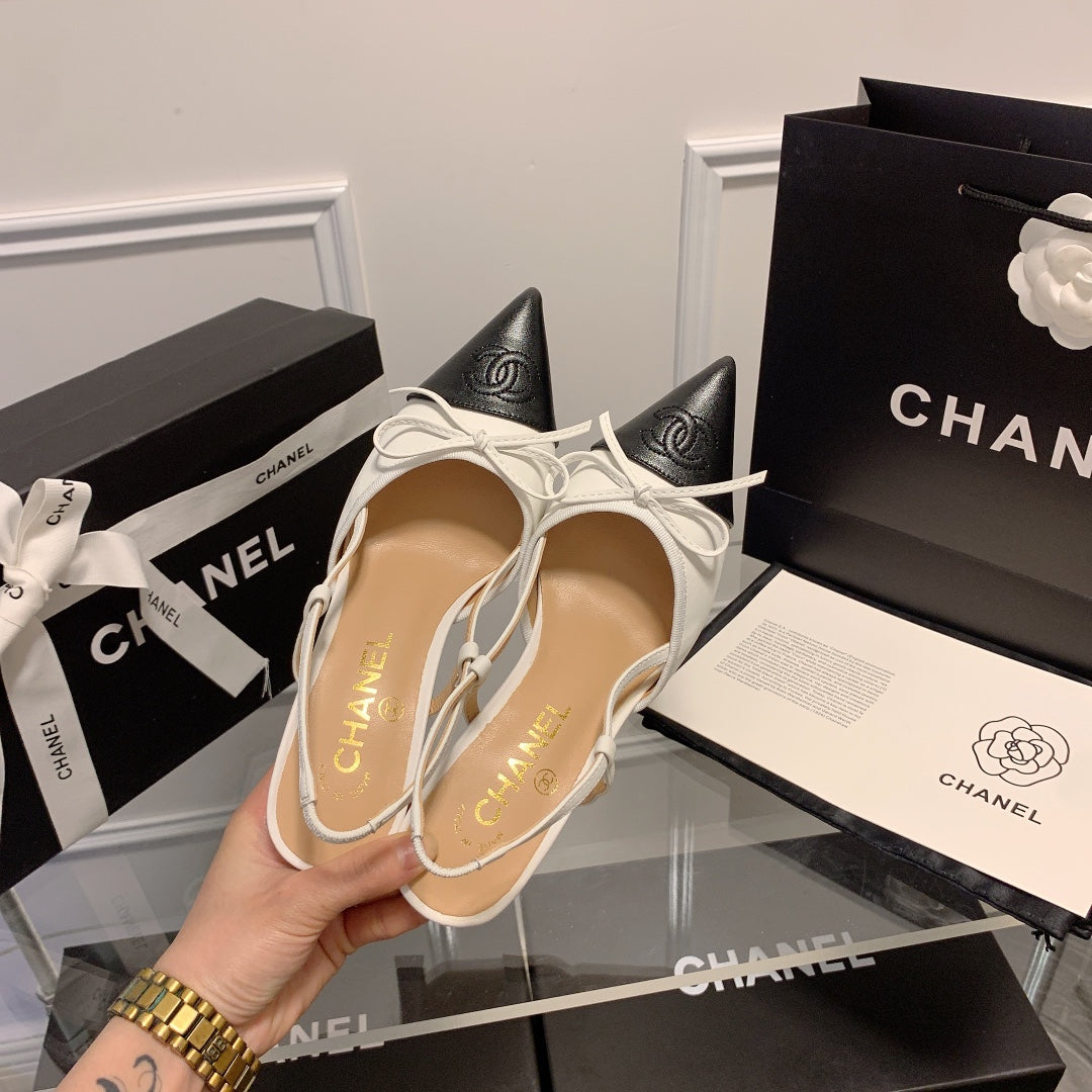 CHANEL PUMPS - WHITE