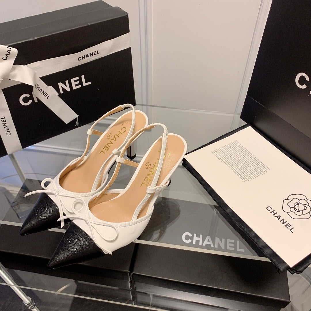 CHANEL PUMPS - WHITE