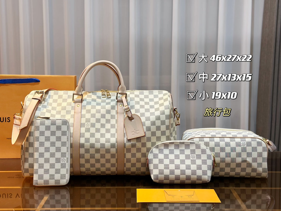 Bougee Set ×4 Pc - White Checker ▪︎ MASTER QUALITY💯