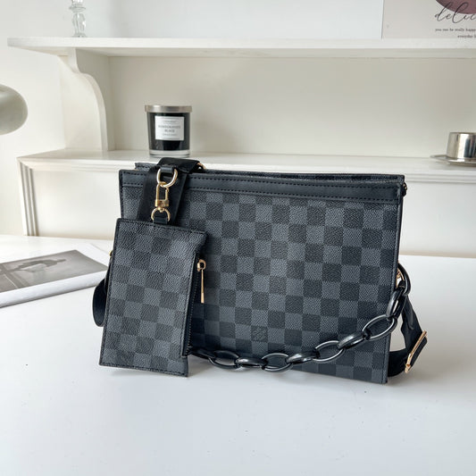 LE DAMIER Crossbody -BLACK