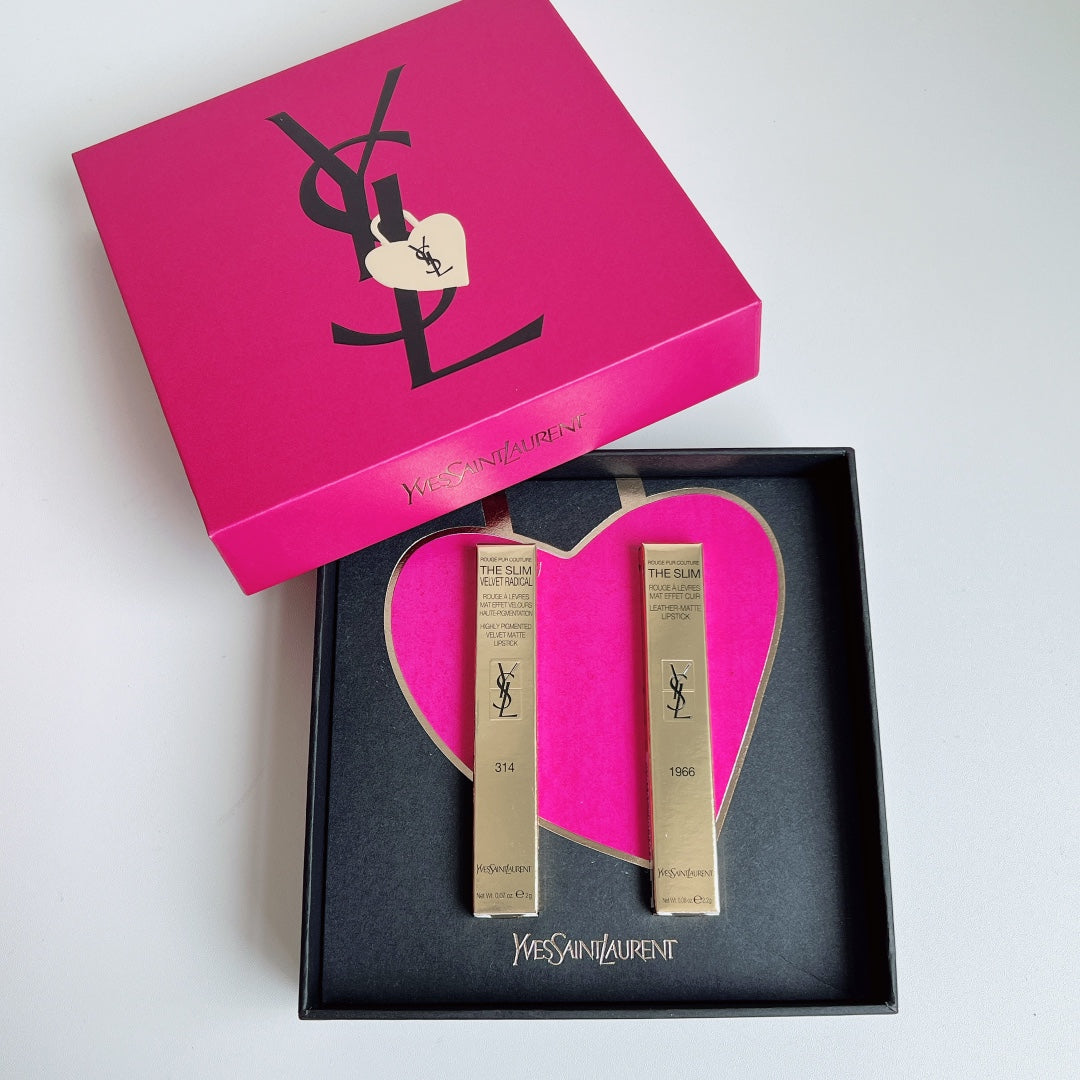 YSL Slim Velvet Pigmented Matte Lipstick  #301 and 1966