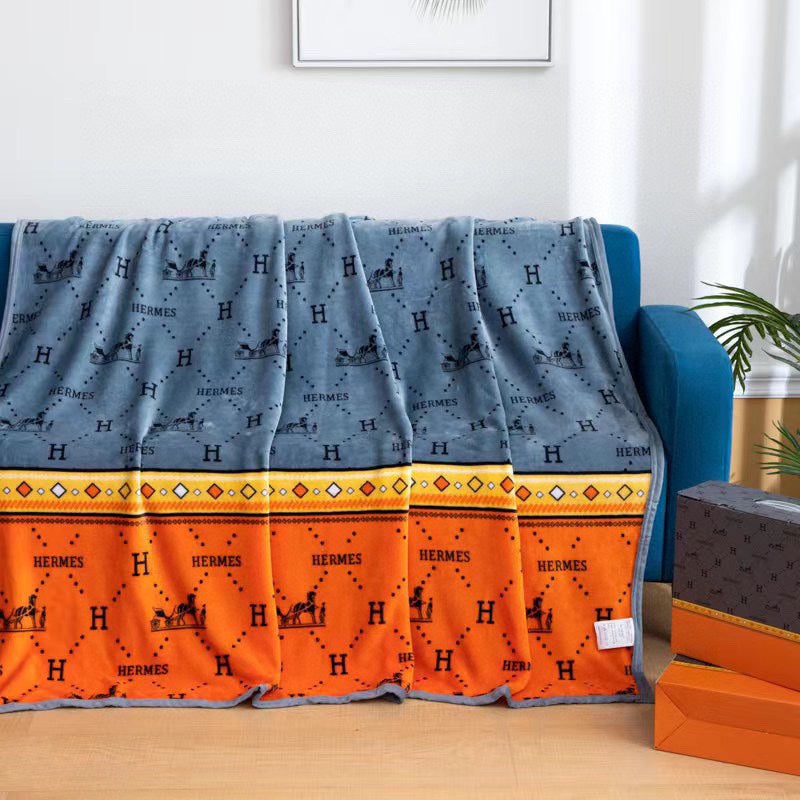 Hermes Duo Print Blanket