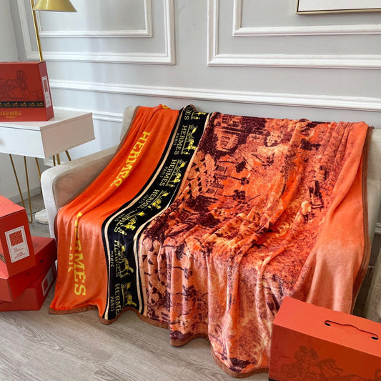 Hermes Blanket + Gift Box