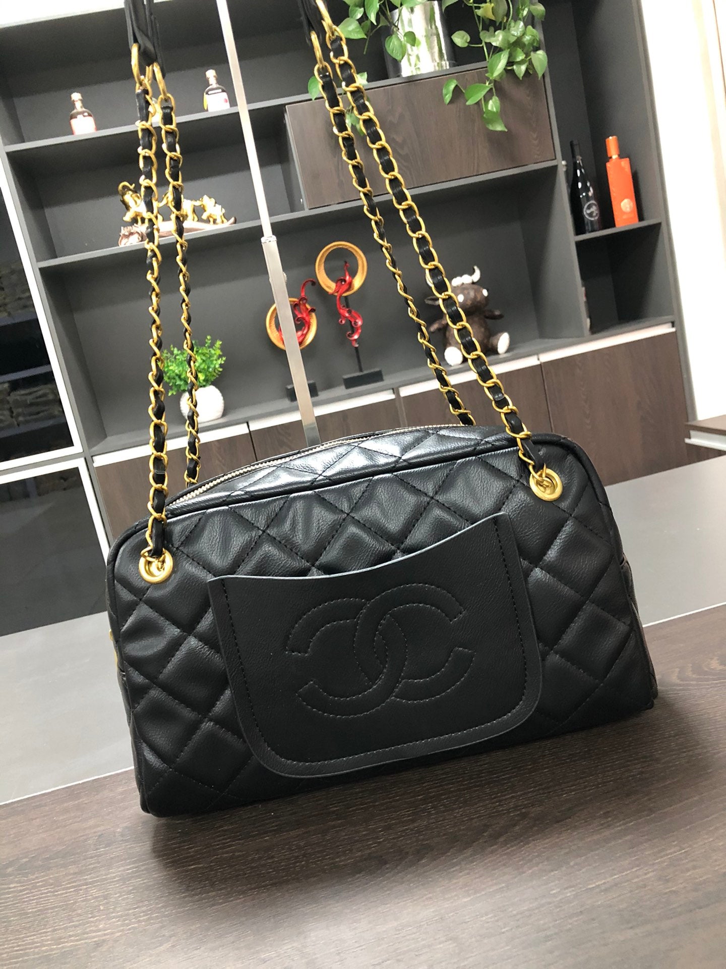 Luxury CC Matelasse Shoulder Bag