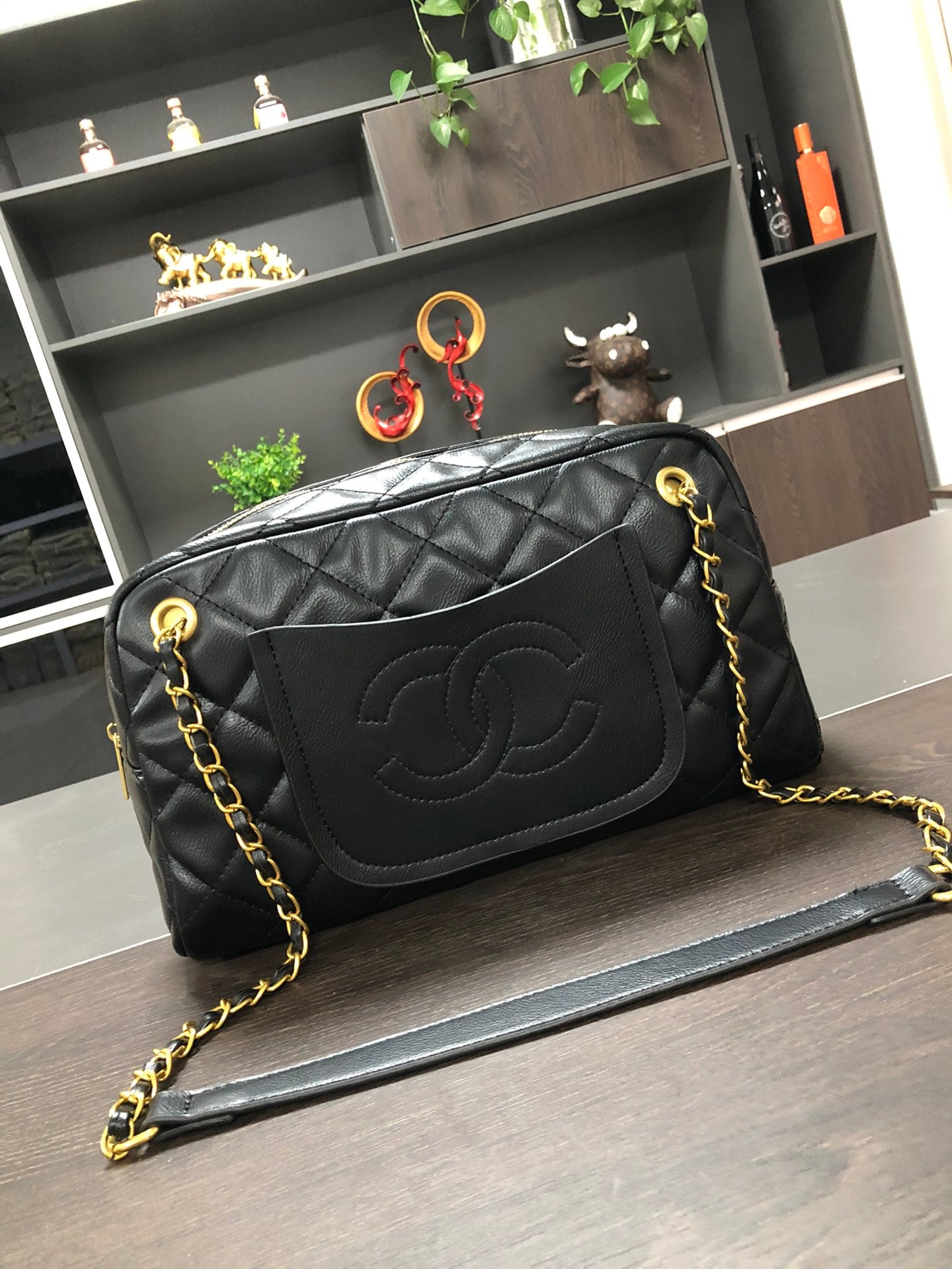 Luxury CC Matelasse Shoulder Bag